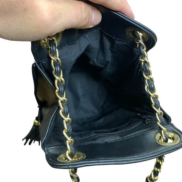 Y & S Quilted Faux Leather Studded Crossbody Bag - Picture 9 of 11